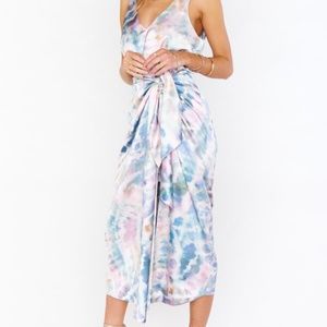 Show Me Your Mumu // Hampton Wrap Dress Cocktail Tie Dye